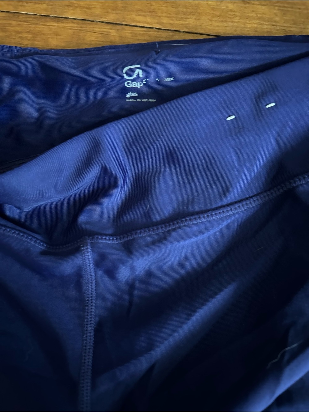 GAP Dark Purple/Blue Performance Leggings size medium - Picture 3 of 5